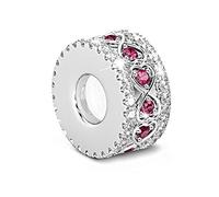 GNOCE Tappo Di Gomma In Argento Sterling 925 "With You Chiusura Da Donna Charms Spacer Bead Rosenstein Tappo Da Cuore Aa Cuore Per Bracciali