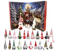 Gnome Advent Calendar 2025 24 giorni Calendario di conto alla rovescia Gnome 2025 con figure da collezione per decorazioni per le vacanze, decorazioni di Natale