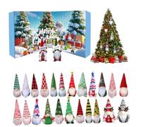 Gnome Advent Calendar 2025, squisito calendari dell'avvento di Natale con 24 gnomi, decorazioni di figure di Natale da collezione, regali di vacanza, calendario Gnome 2025, 20