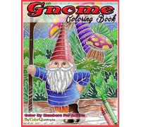 Gnome Coloring Book Color By Numbers For Adults (Tascabile)