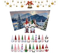 Gnome Countdown Calendars, Christmas Advents Calendar 2025, 24 Days Gnomes Countdown Calendars, Christmas Plush Gnome Doll Figurine Ornament For Baby Kids Adult