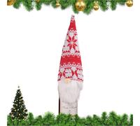 Gnome Doll Wine Portabottiglie - Graziosa copertura per bottiglie di vino in maglia - tavolo di Natale - decorazione per feste - decorazione interna - no Natale - Mwine Botto - Lu - Copertina non