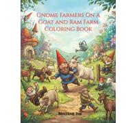 Gnome Farmers On a Goat and Ram Farm Coloring Book