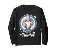 Gnome Gnome Gnome Gnome Hunting Easter Easter Easter Maglia a Manica