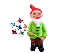 Gnome Grande Con Turbina In Piedi H 60 Cm Grande Gnome Figurina Da Giardino