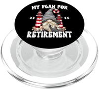 Gnome Lighthouse Retirement Plan For Retired Grandpa Life PopSockets PopGrip per MagSafe