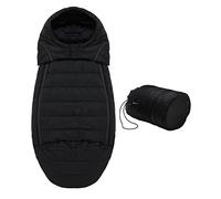 Gnome Maxi 100 | Sacco termico impermeabile universale per Passeggino | Doolittle colore Black Edition | Invernale 100grammi