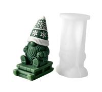Gnome - Molds in silicone 3D Cute Dwarf Candle Mold, Easy Release Reusable