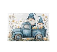 Gnome pasquale Truck Piecing Puzzle Adulti Puzzle Piecing per giochi di famiglia Difficile e impegnativo Regali più grandi per la tua famiglia Puzzle per adulti 1000 pezzi