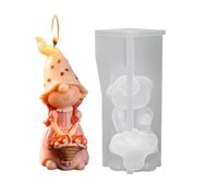 Gnome Silicone Mold, 3D Faceless Doll Non Stick DIY Craft Mold