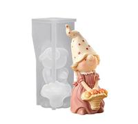 Gnome Silicone Mold, 3D Faceless Doll, Non Stick Resin Mold