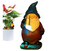 Gnome Solare - Nani Decorativi da Giardino | Ornamenti Statue Figure Sculture Con Luce Impermeabile Per La Decorazione Portico Patio Halloween Autunno Davanti Posteriore Cortile