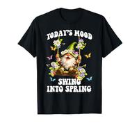 GNOME Spring Swing L'umore di Oggi oscilla in Primavera Maglietta