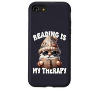 Gnome Teacher Reading Is My Therapy Graphic For Book Lover Custodia per iPhone SE (2020) / 7/8