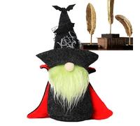Gnome vampiro peluche Gnome, vampiro Tomte svedese con cappello da pipistrello, decorazione per ufficio, decorazioni per streghe, peluche vampiro, gnomi di peluche per decorazioni da tavolo