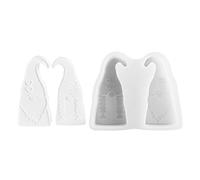 Gnomes Resin Stampo - Gnomi Candela Stampo | Natale Gnômes Coppia Candela Môlds | Decorazioni per feste Resîn Crafting Sap di sapone, resina epossidica Crafting di natali Natale per, art