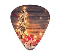 Gnomes Santa Plettri per chitarra, accessori per chitarra, confezione da 12 plettri per basso artistico, sottili, medi e pesanti, 3 misure per ukulele