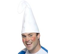 Gnomi Cappello Bianco Favola & Libro di Racconti Magico Uomo Costume Nuovo