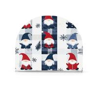 Gnomi colorati Buffalo Plaid fiocchi di neve Natale portatovaglioli in acrilico per esterni, sala da pranzo dispenser di tovaglioli da tavolo autoportante decorazione per la casa per cocktail in
