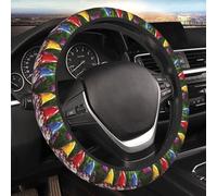 Gnomi colorati coprivolante elastico universale 15 pollici veicolo elasticizzato coprivolante protezione per uomini donne copertura protettiva auto novità accessori interni auto