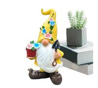 Gnomi da Giardino Statua da Esterno Nani Per Paesaggio Con LED E Luce LED