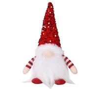 gnomi di Natale - 15 cm fatti a mano con elfo in legno, decorazioni rustiche scandinave, bambole in miniatura festive | Nome di Natale - per tavoli, , cameretta dei bambini, ufficio