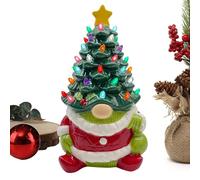Gnomi Di Natale Decorativi | Figurine Ornamentali In Resina Con Luce Integrata | Albero Di Natale Per La Scrivania E Il Tavolo,Per La Casa Durante Le Feste Per Scrivania Tavolo Ufficio E Stanza
