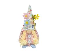 Gnomi di San Valentino ornamenti per capelli lavorati a maglia fiori colorati Rudolfs fatti a mano bambole senza volto piccoli nani Giift 1PC LED regali di San Valentino