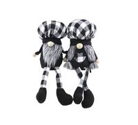 Gnomi Plush - Uomo Chef Svedese Tomte Senza Volto, 2 Pezzi Ciondoli Gnomi, Decorazioni In Peluche | per Lo Scaffale Scrivania Ufficio