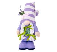 Gnomi primaverili - Peluche Gnomo Viola | Decorazione autunnale dello gnomo | Gnomo autunnale morbido | Decorazioni natalizie Decorazioni per la casa | Bambola di peluche senza volto con ciondolo a mo
