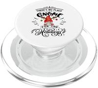 Gnomies There Is No Place Like Gnome XMas Gnome di Natale PopSockets PopGrip per MagSafe