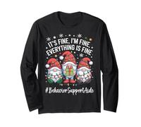 Gnomo aiutante per Il comportamento, Tutto è Bello Natale Maglia a Manica