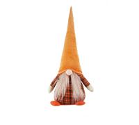 Gnomo autunno fermaporta 75 cm cappello a punta
