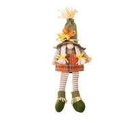 Gnomo della Turchia autunnale del Ringraziamento, 2 gnomi svedesi fatti a mano con foglie d'acero, gnomo in peluche, gnomo, decorazione per le vacanze, decorazioni pasquali per interni (B, taglia