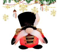 Gnomo di Natale in peluche - LED per soldati di Natale, decorazione gnomo, accessorio per feste per il giorno del Ringraziamento, per la scuola, l'ufficio, appartamento