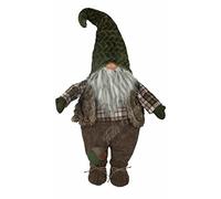 Gnomo fermaporta con gambe elemento decorativo natalizio Dis.6 Verde