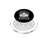 Gnomo invernale 67 palla di neve con design festivo PopSockets PopGrip per MagSafe
