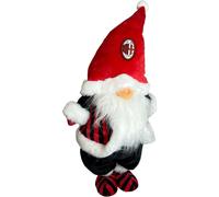 A.C. Milan Gnomo natalizio arredo altezza 57 cm nero rosso prodotto ufficiale