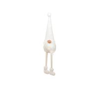 Gnomo natalizio 75 cm gambe molli bianco bianco Complementi d'arredo,Natale