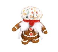 Gnomo natalizio senza volto, grazioso gnomo di pan di in peluche per scrivanie e comodini, adorabile bambola senza volto per Natale, compleanni, occasioni speciali, regalo perfetto per bambini