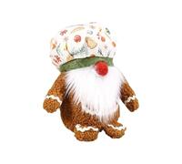 Gnomo natalizio senza volto, grazioso gnomo di pan di in peluche per scrivanie e comodini, adorabile bambola senza volto per Natale, compleanni, occasioni speciali, regalo perfetto per bambini