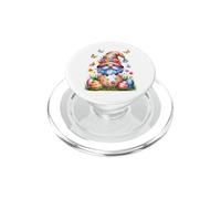 Gnomo pasquale colorato in guscio d'uovo con farfalle PopSockets PopGrip per MagSafe