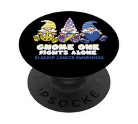 Gnomo per la consapevolezza del cancro alla vescica Uno PopSockets PopGrip Adesivo