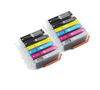 GNOVIATL 12 pezzi 2 set PGI450 CLI451 compatibile con di MG6340 MG7140 MG7540 IP8740 MG7540 STAMPANTE per PGI450 CLI451 cartuccia d'inchiostro grigio
