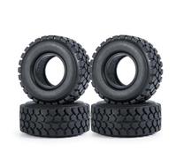 GNOVIATL 4pcs 1 0 pollici di gomma in gomma pneumatici per terreno fango 50 54 58 62 64 65 mm Compatibile con 1 18 1 Modelli di auto RC a 24 SCX24 Simile(8746B-25x54x23mm)