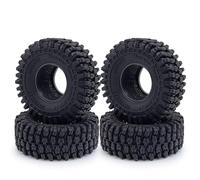GNOVIATL 4pcs 1 0 pollici di gomma in gomma pneumatici per terreno fango 50 54 58 62 64 65 mm Compatibile con 1 18 1 Modelli di auto RC a 24 SCX24 Simile(9183B-24x58x22mm)