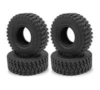 GNOVIATL 4pcs 1 0 pollici di gomma in gomma pneumatici per terreno fango 50 54 58 62 64 65 mm Compatibile con 1 18 1 Modelli di auto RC a 24 SCX24 Simile(9183C-24x58x20mm)