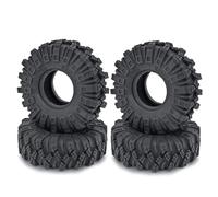 GNOVIATL 4pcs 1 0 pollici di gomma in gomma pneumatici per terreno fango 50 54 58 62 64 65 mm Compatibile con 1 18 1 Modelli di auto RC a 24 SCX24 Simile(8994C-24x62x20mm)