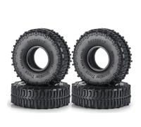 GNOVIATL 4pcs 1 0 pollici di gomma in gomma pneumatici per terreno fango 50 54 58 62 64 65 mm Compatibile con 1 18 1 Modelli di auto RC a 24 SCX24 Simile(8994A-24x62x22mm)