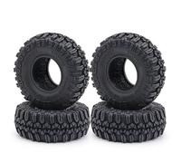 GNOVIATL 4pcs 1 0 pollici di gomma in gomma pneumatici per terreno fango 50 54 58 62 64 65 mm Compatibile con 1 18 1 Modelli di auto RC a 24 SCX24 Simile(9183A-24x58x22mm)